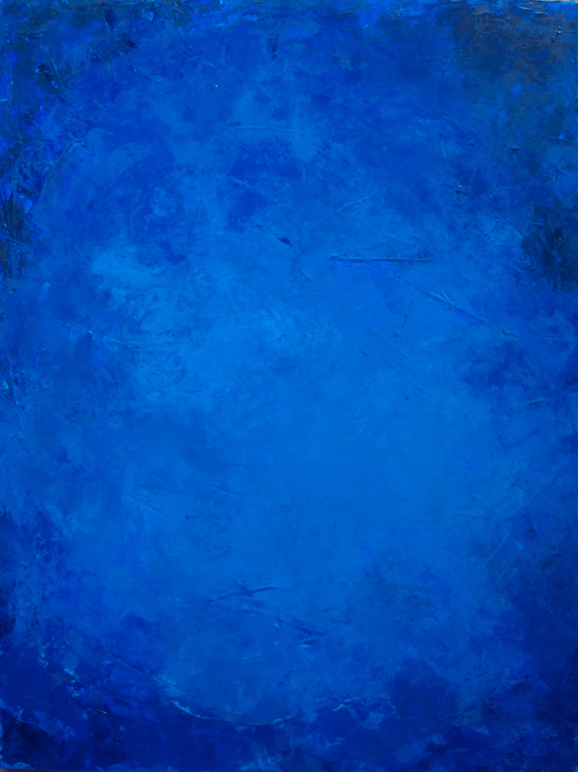 Blau II | 2019 | Acrylfarbe auf Hartfaserplatte |