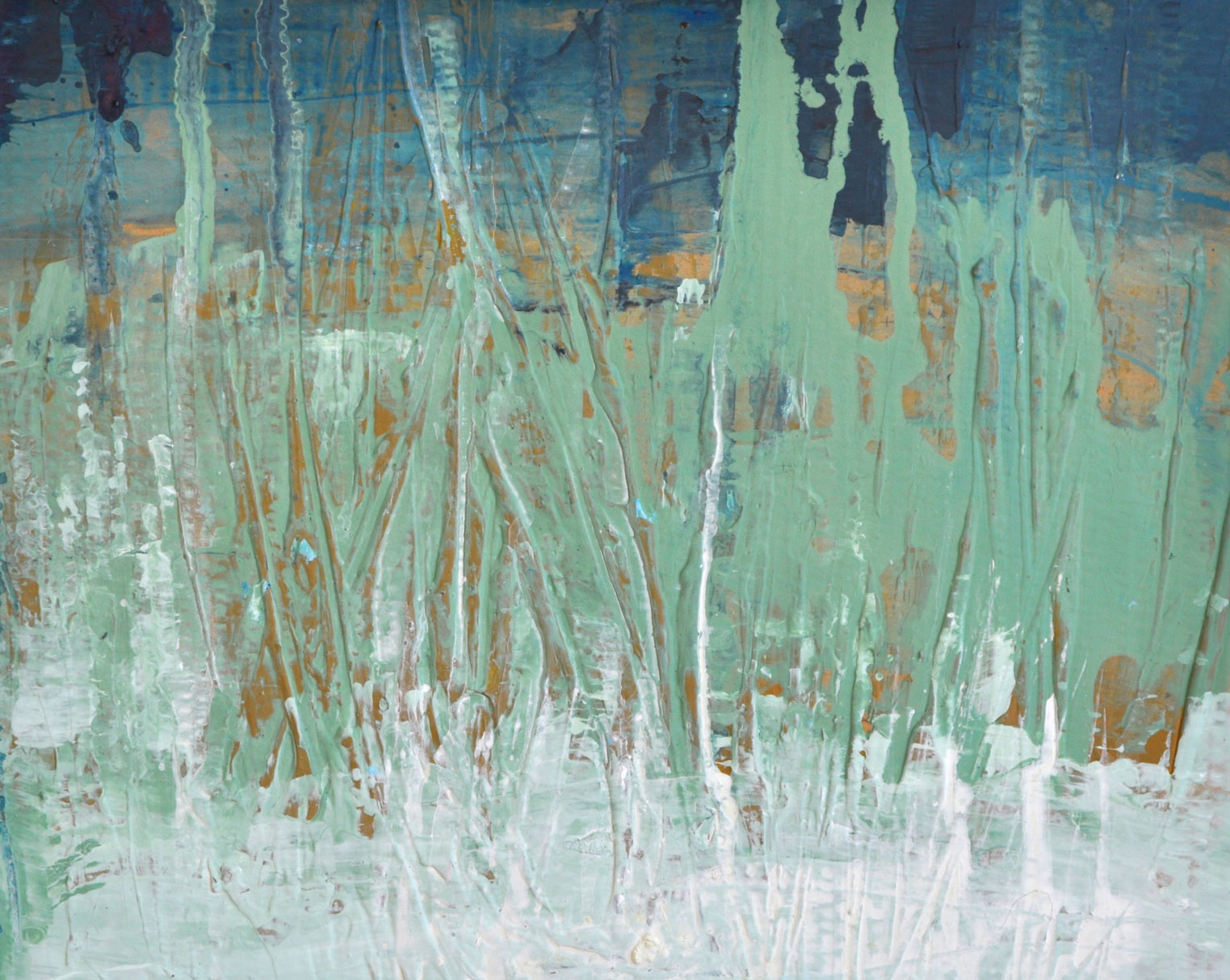 Ufer | 2020 | Acryl auf Wellpappe | 32 x 38 cm